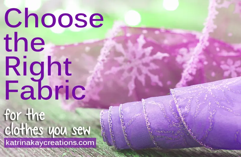 choose the right fabric