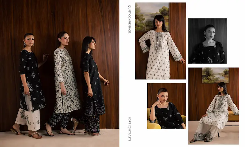 monochrome outfits simple but luxurious